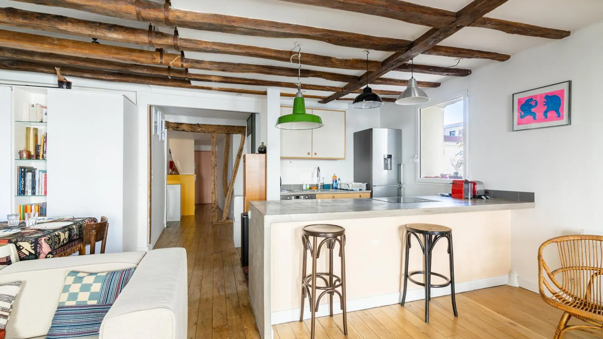 Luxurious 2 Bedroom Canal Saint Martin Saint Lazare * Paříž