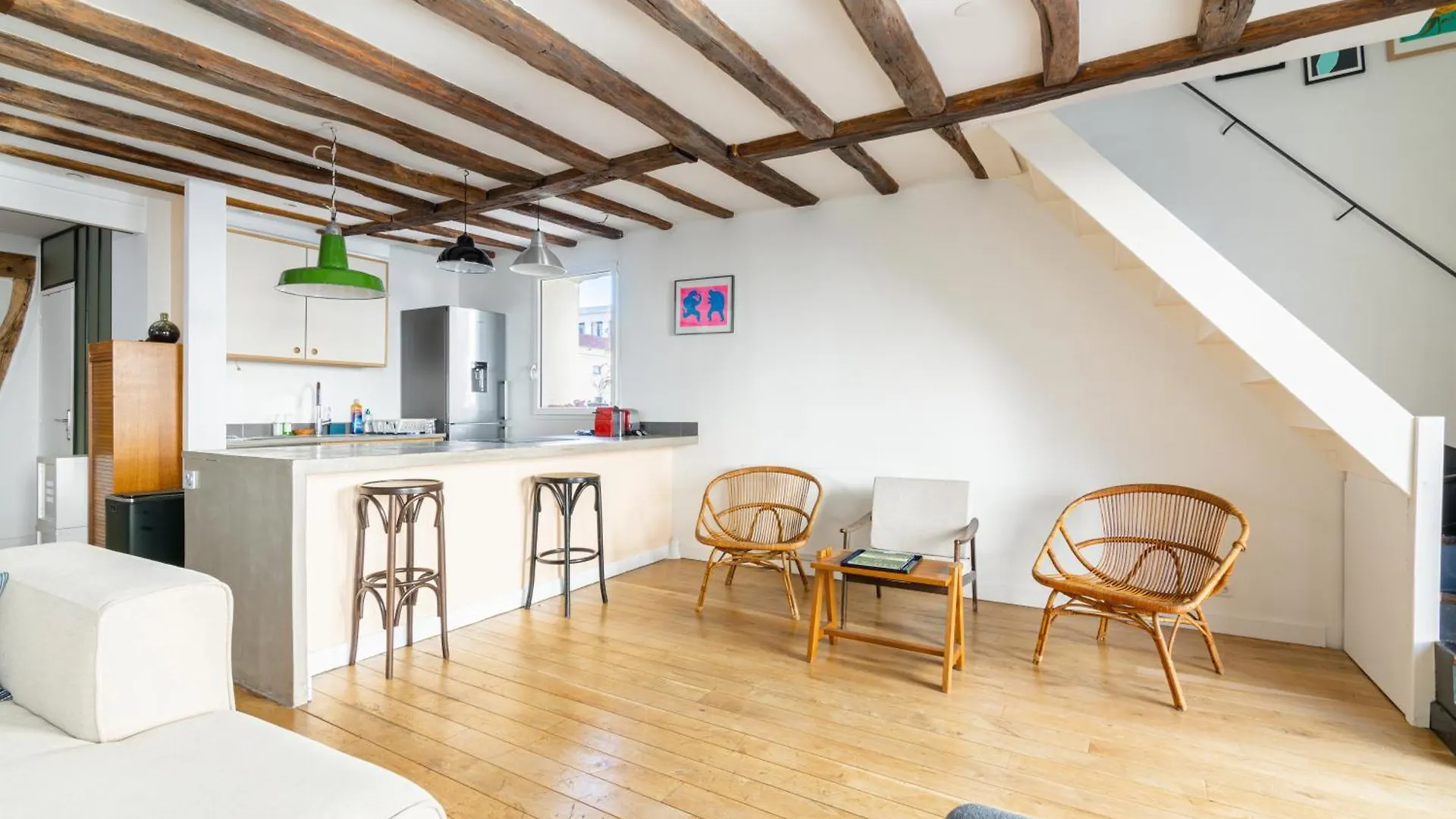 Luxurious 2 Bedroom Canal Saint Martin Saint Lazare Apartmán