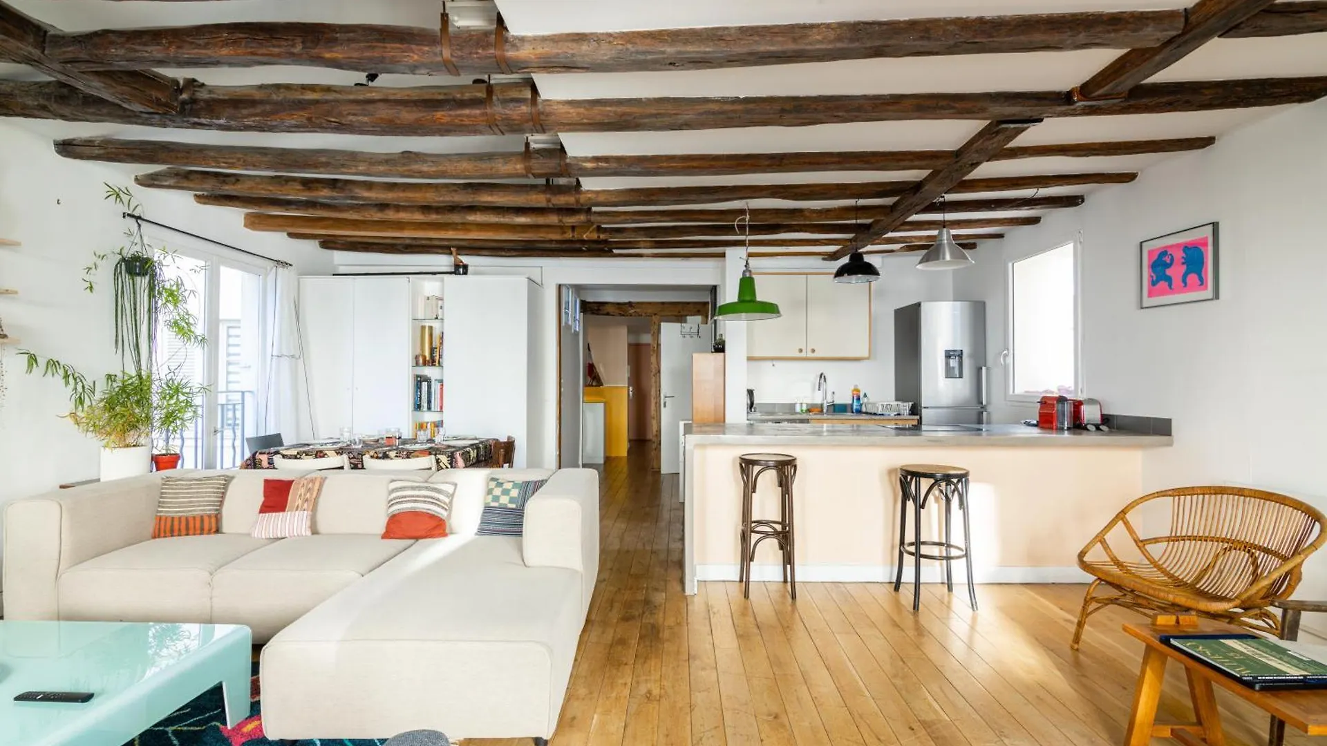 Luxurious 2 Bedroom Canal Saint Martin Saint Lazare * Paříž